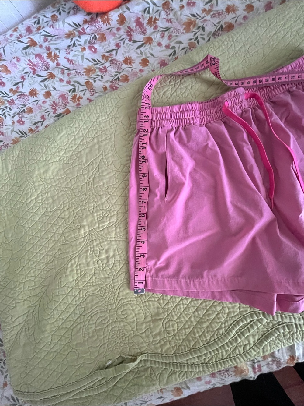 Outdoor Voices RecTrek 3 Drawstring Shorts Pink Large - Picture 3 of 7